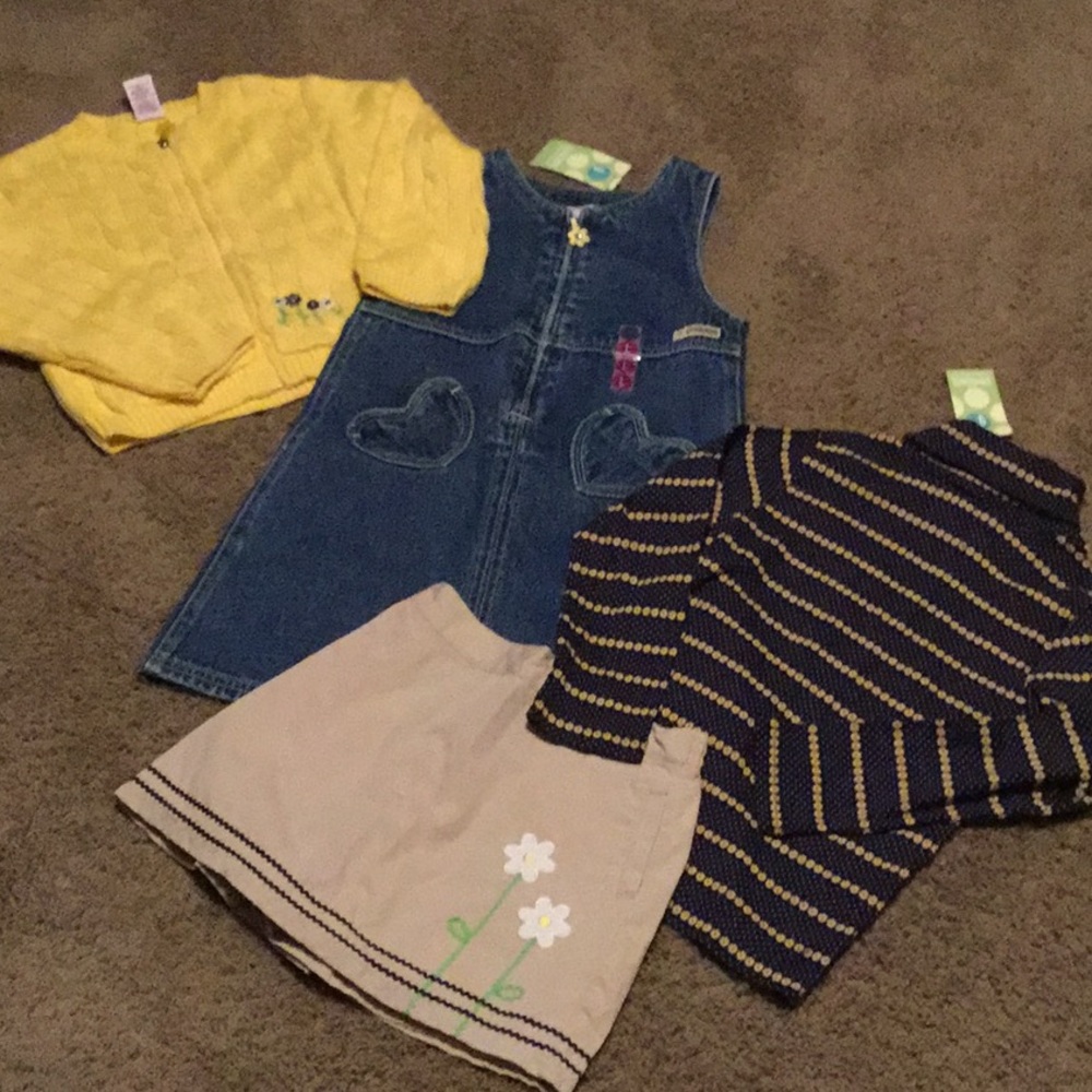 Fall 4 pc RARE Gymboree Y2K Sporting Green some NWTs sz 5